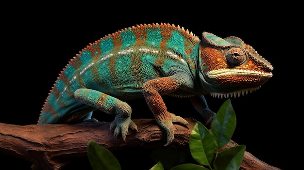 uma foto grátis de lagarto renderizado em 3D