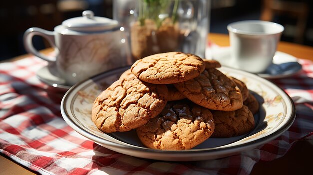 uma foto renderizada em 3D de várias variedades de doces