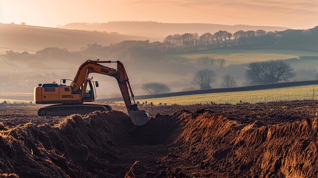 Uma fotografia de um local de construção industrial pesado, guindastes erguendo estruturas altas com trabalhadores