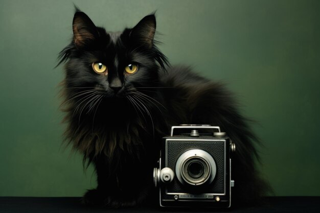 Uma fotografia impressionante de um gato feita por um fotógrafo profissional