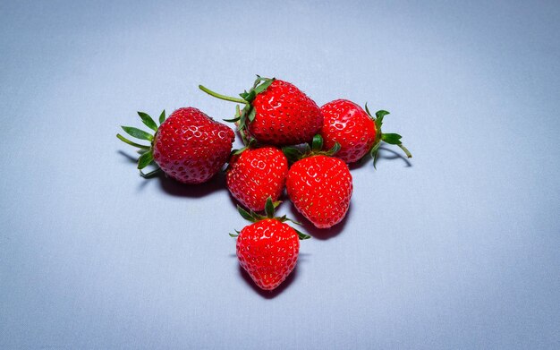 Uma fruta de verão morangos