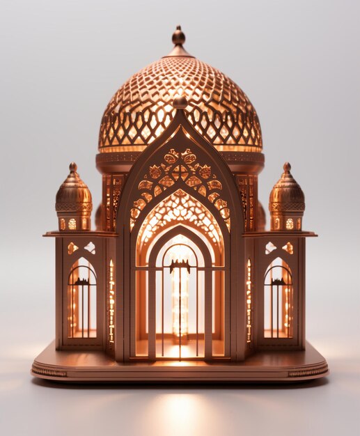 Uma fusão de elegância chinesa e islâmica no design de lâmpadas de mesa