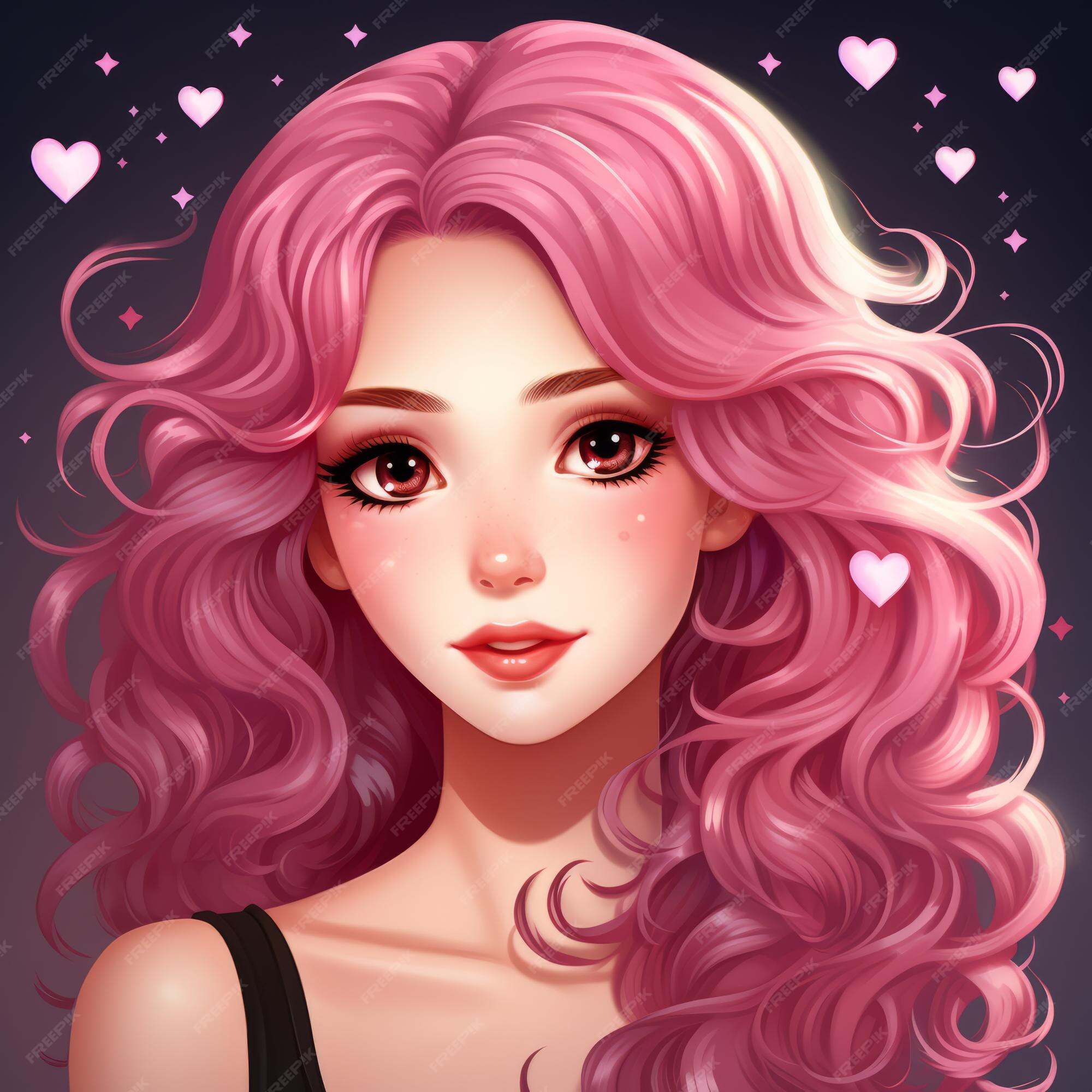 Menina Emo Adolescência Cabelo Castanho Rosa Vetor PNG , Adolescência,  Cabelo Castanho, Rosa Imagem PNG e Vetor Para Download Gratuito