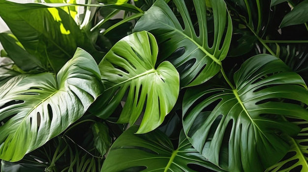 Uma grande folha verde de uma planta com a palavra palmeira.