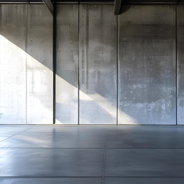 Uma grande parede de concreto com uma luz acesa e uma placa que diz "ninguém está parado na frente dela".