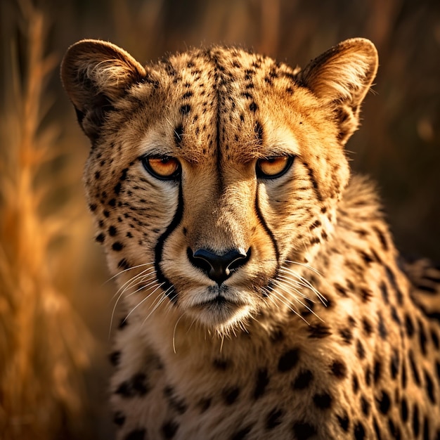 Foto uma gueparda africana hd
