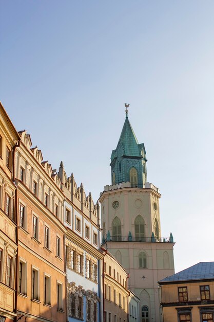 Uma igreja na cidade velha de Lublin