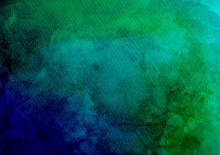 uma imagem abstrata azul e verde de um mar agitado
