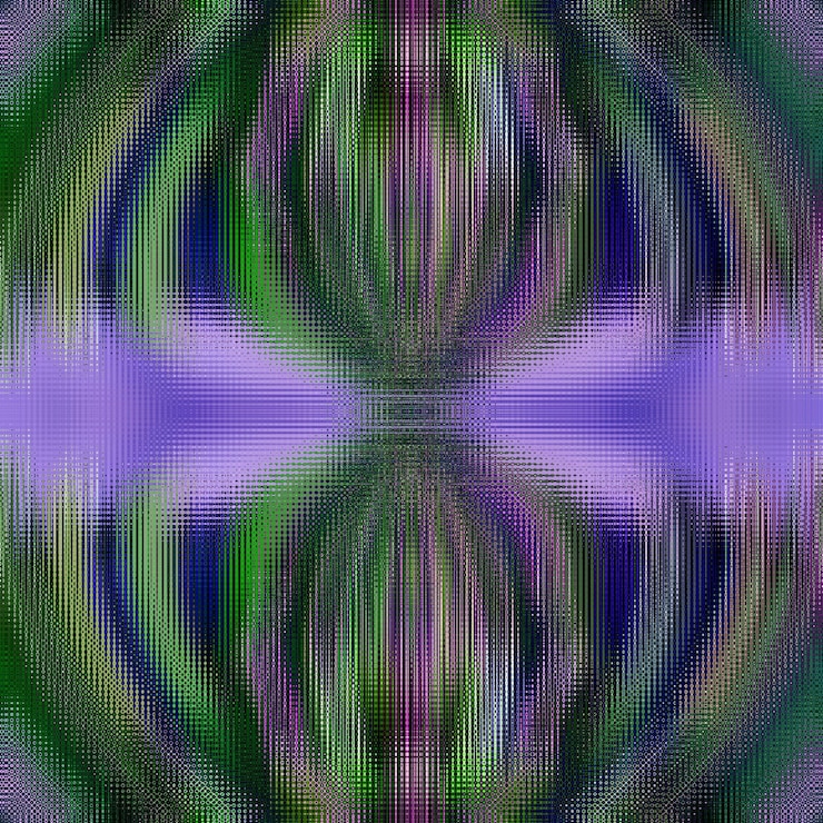 Foto uma imagem abstrata colorida com um fundo roxo e verde e as palavras "a palavra" na parte inferior.