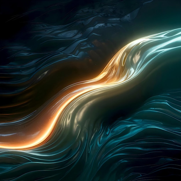 uma imagem abstrata colorida de uma onda com o título "o topo"