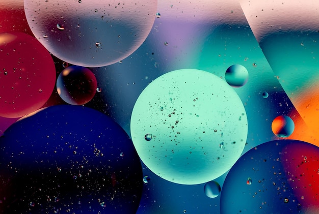 Foto uma imagem colorida de uma bolha com a palavra bolha nela