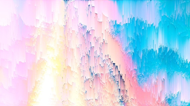 uma imagem colorida de uma pintura abstrata colorida