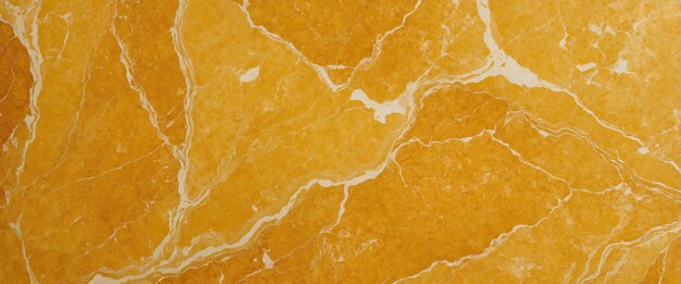 Uma imagem de alta resolução capturando o padrão detalhado de veias brancas que atravessam a elegante superfície de mármore amarelo