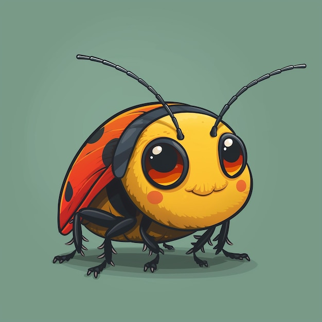 Foto uma imagem de personagem de um jogo de bug meme engraçado como logotipo