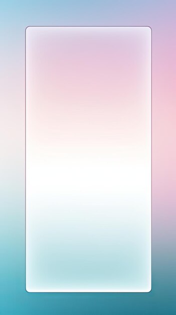 Foto uma imagem de um quadrado branco em um fundo azul e rosa