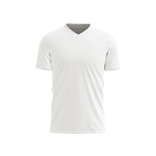 Foto uma imagem de uma camiseta de futebol vneck isolada em um fundo branco
