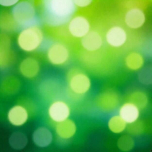 uma imagem desfocada de um fundo verde com as árvores desfocadas no fundo