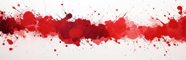 Foto uma imagem mostrando manchas vermelhas no quadro no estilo de linhas de caneta minimalistas
