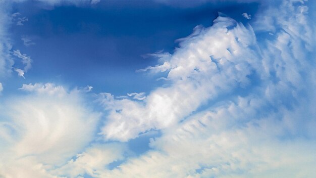 Uma imagem serena e pacífica de um fundo de nuvens
