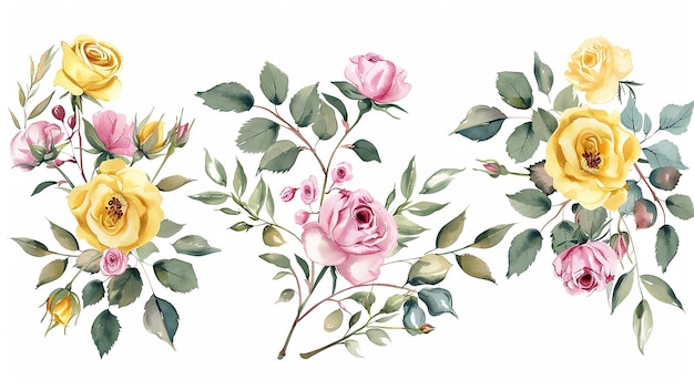 uma impressão floral da coleção por pessoa