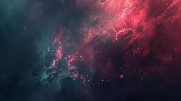 Uma incrível nebulosa espacial com estrelas brilhantes. Esta imagem inspiradora levará-o a uma viagem pelo cosmos.