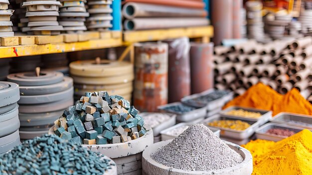 Foto uma loja de ferragens é uma loja de varejo que vende uma variedade de produtos de ferragem, como ferramentas, materiais de construção e fixadores.