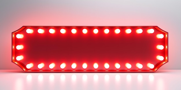 Foto uma luz vermelha com luzes nele e uma luz vermella que diz luz