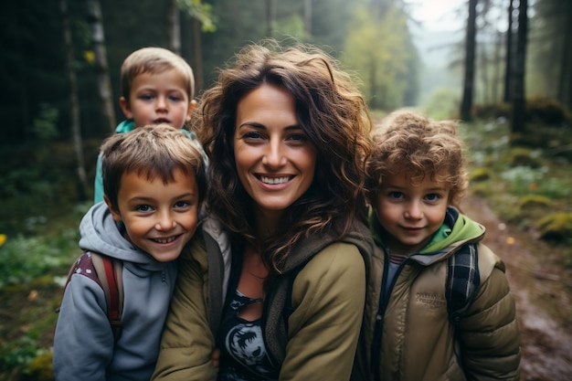 Uma Mãe Alegre e Satisfeita