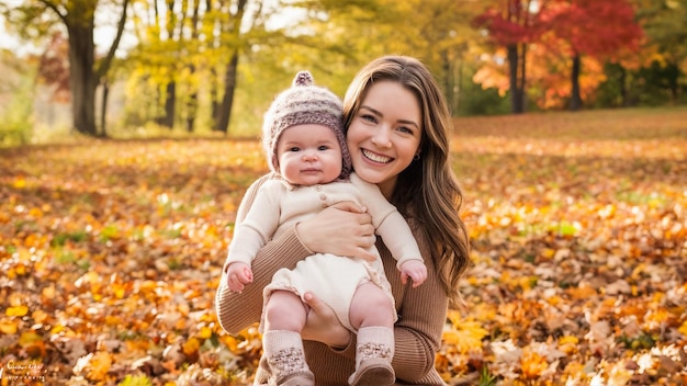 uma mãe e um bebê estão segurando as cabeças juntas