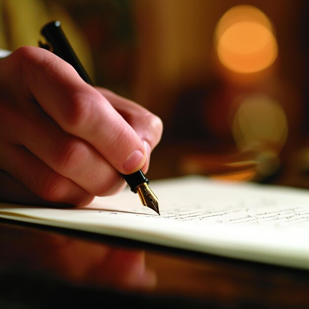 Foto uma mão escrevendo algo em um papel para o trabalho v 6 job id 37f60d14f59b408db2ed2ee1c64d2f00