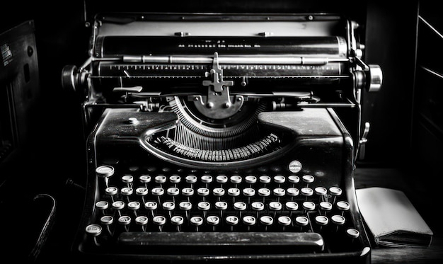 Uma máquina de escrever com a palavra st. louis nisso