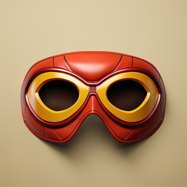Foto uma máscara que diz óculos de proteção