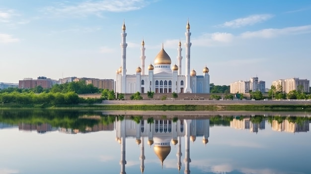 Uma mesquita na cidade de samarcanda