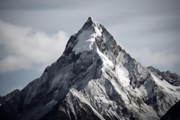 Uma montanha com neve e a palavra everest no topo.