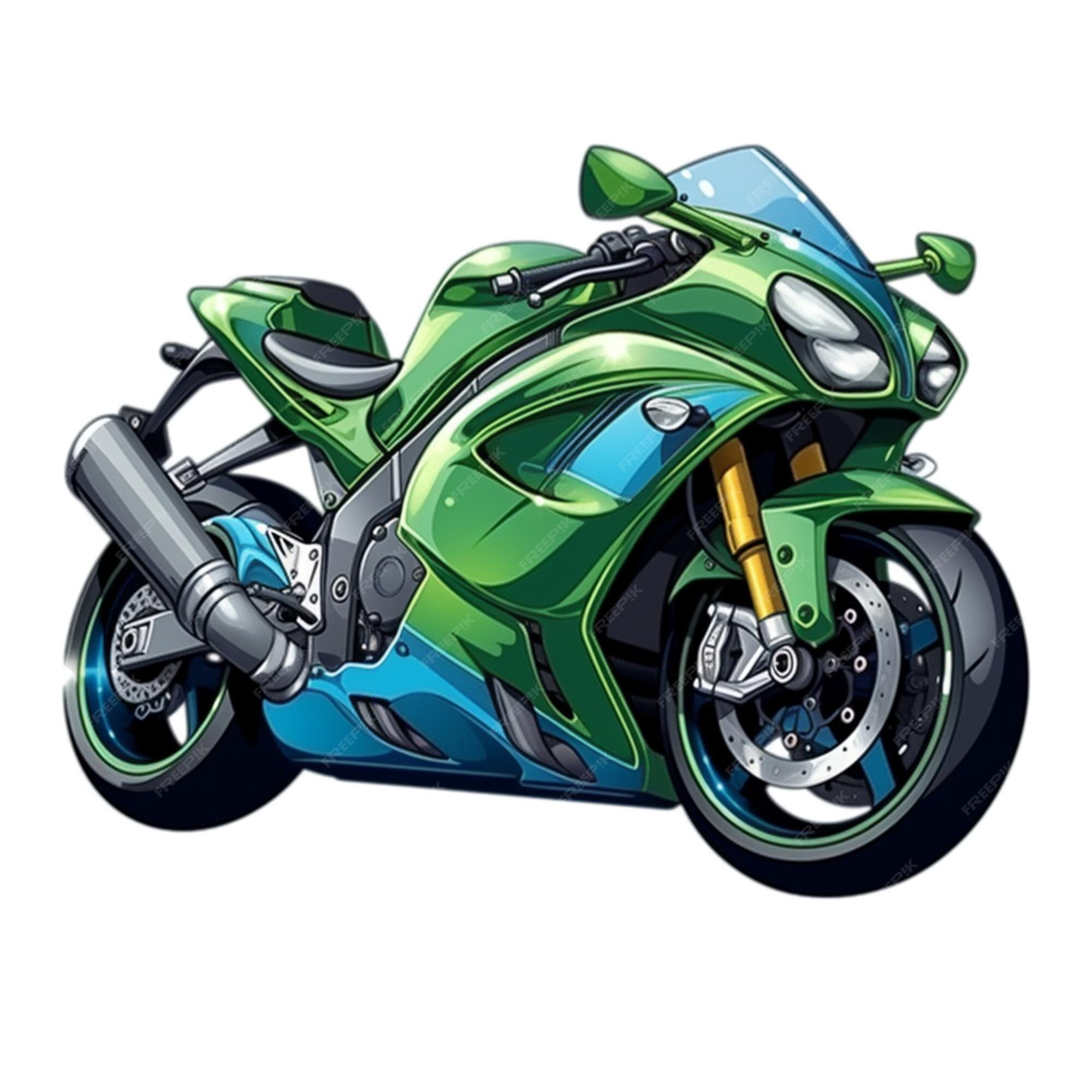 Verde Moto Verde Locomotiva Motocicleta PNG , Moto Verde, Motocicleta,  Ilustração Imagem PNG e PSD Para Download Gratuito