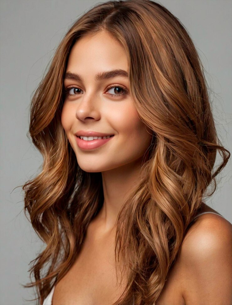 Foto uma mulher feliz