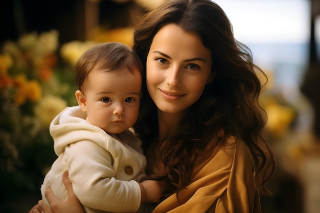 Uma mulher grávida deve ampliar seu tempo com seu lindo bebê