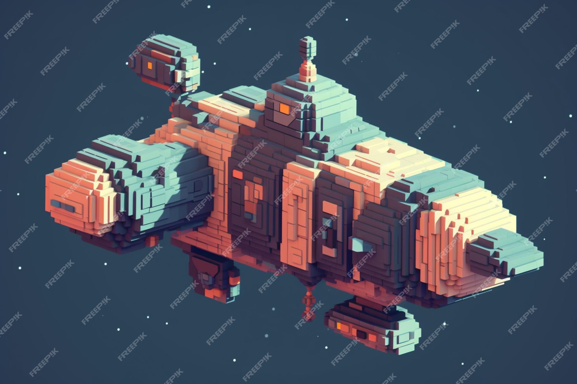 Jogos de nave, Jogos pixel art, Naves espaciais