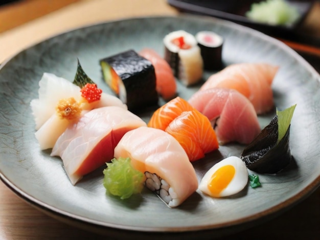 Uma obra-prima culinária de sushi premium que eleva o prato tradicional japonês a novos alturas