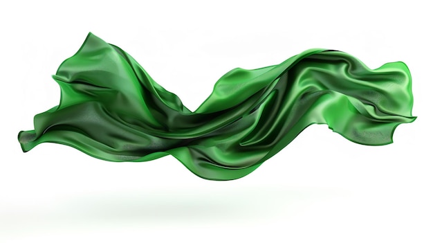 uma onda verde com um fundo verde com uma imagem em preto e branco de uma bandeira abstrata verde