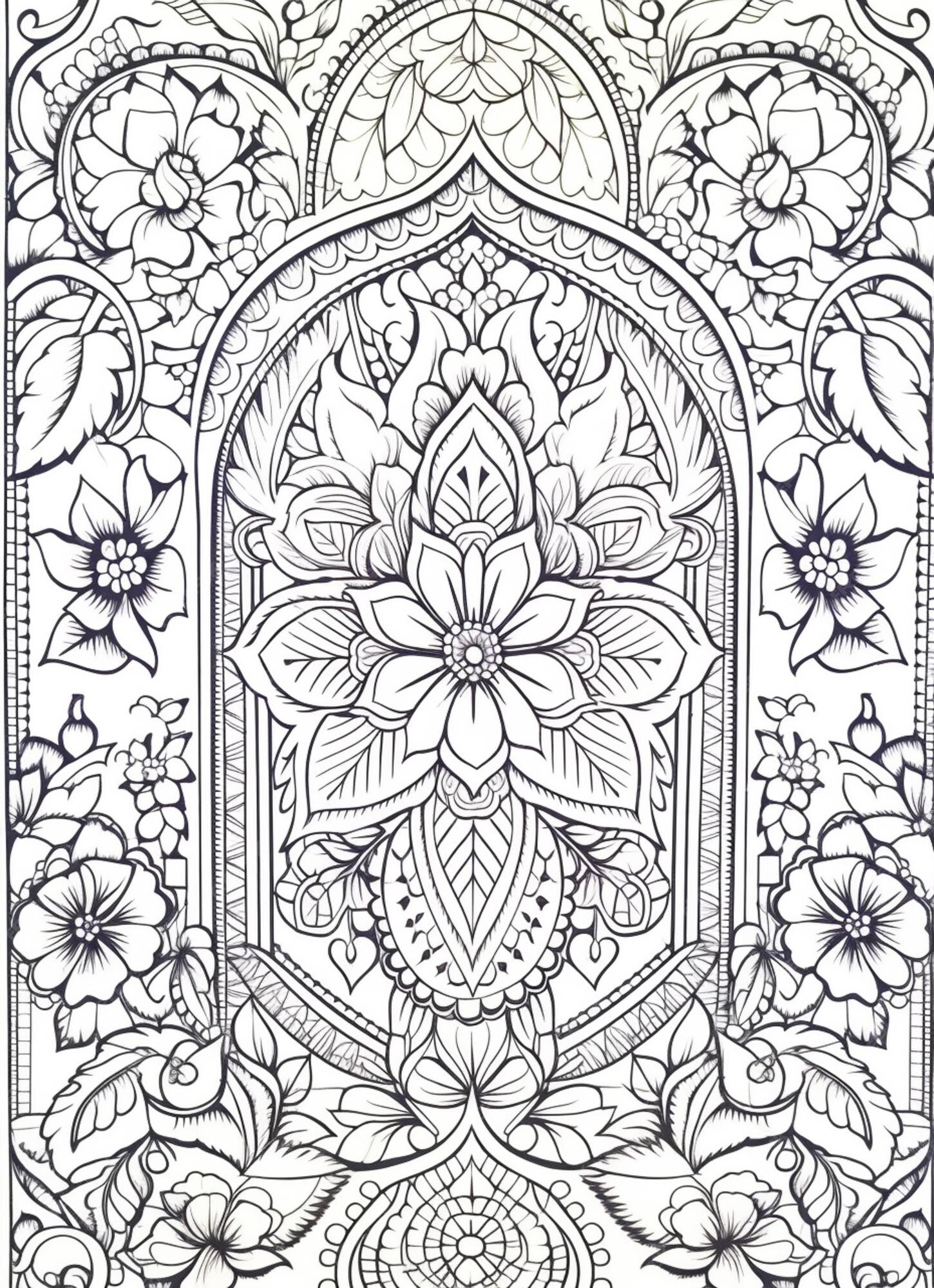 Desenho de Flor de campo para Colorir - Colorir.com