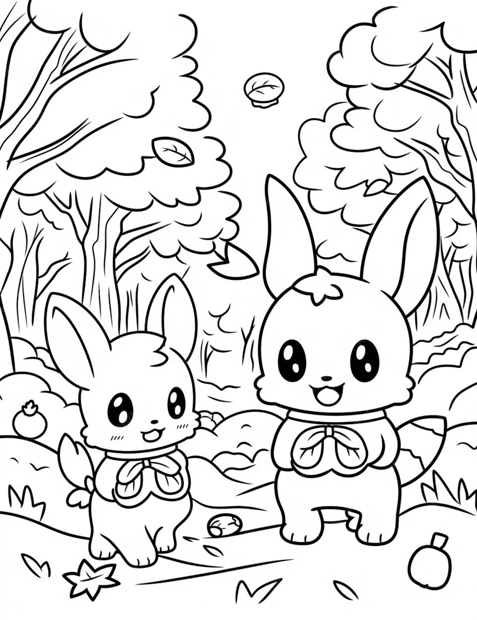 Desenho para colorir Pokémon - Eevee : Ovo de Eevee 5