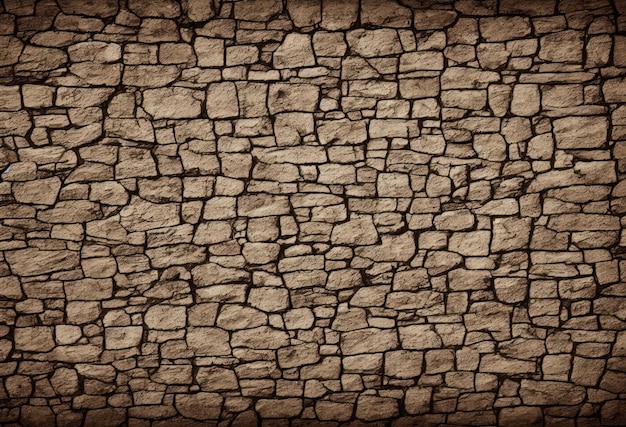 Uma parede de argila marrom com uma superfície áspera