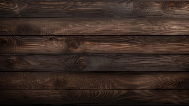 Uma parede de madeira marrom com um fundo marrom escuro