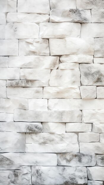 uma parede de tijolos brancos com muitos tijolos