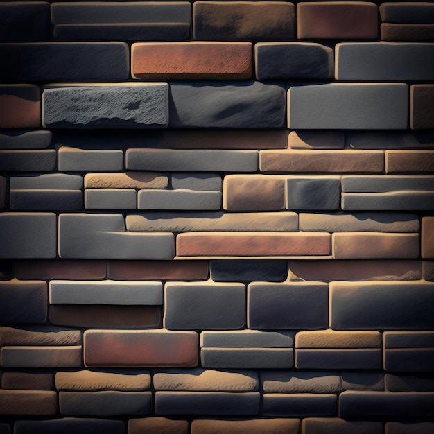 Uma parede de tijolos com a palavra " on it "