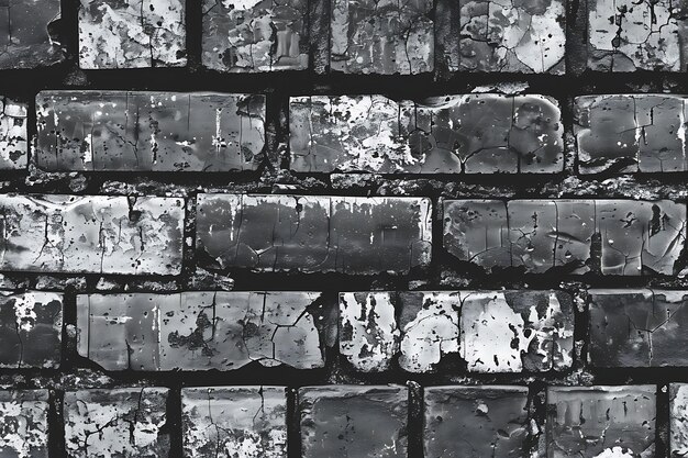 Foto uma parede de tijolos com um número 4