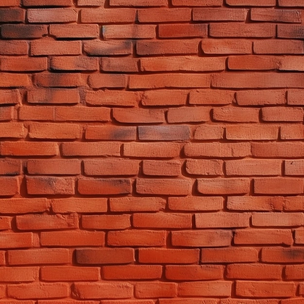 Uma parede de tijolos com uma parede de tijolos vermelhos que diz "a palavra" nela