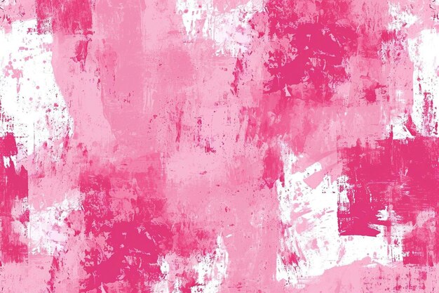 Foto uma parede pintada de rosa e branco com um buraco quadrado no meio