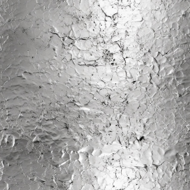 Uma parede texturizada prateada com uma superfície texturizada áspera.